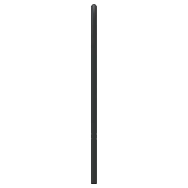 vidaXL metalsengegavl, sort, 100 cm