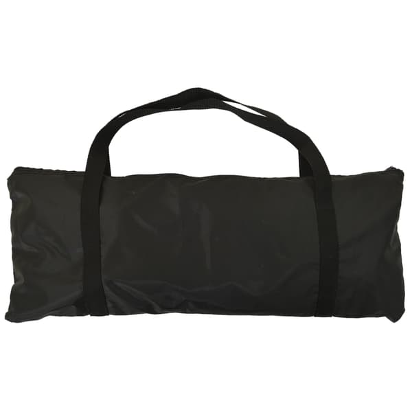 vidaXL bærbart baseballnet sort og rød 183x105x183 cm
