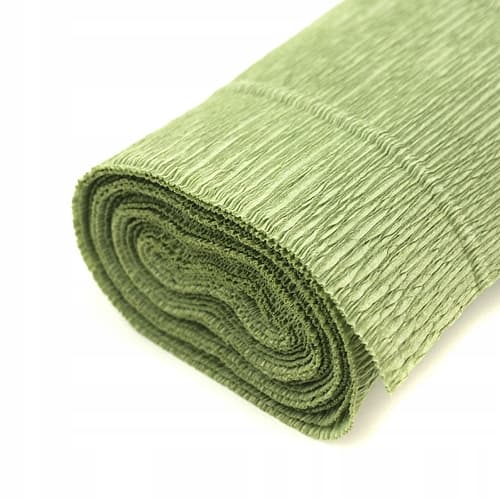 Krøllepapir 50x250cm 180gr 562 oliven 6028