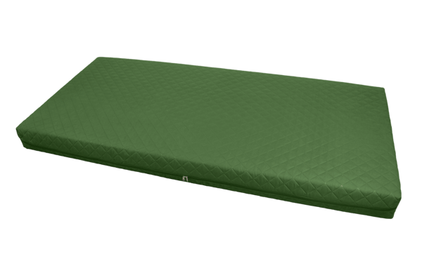 Tikattu patjansuojus pullolle, vihreä 160x200x19
