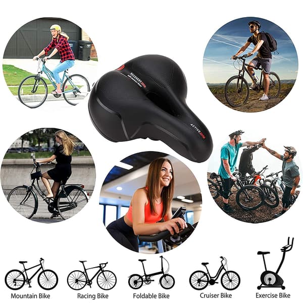 MalTrack B-Comfy400 Skum Cykelsadel