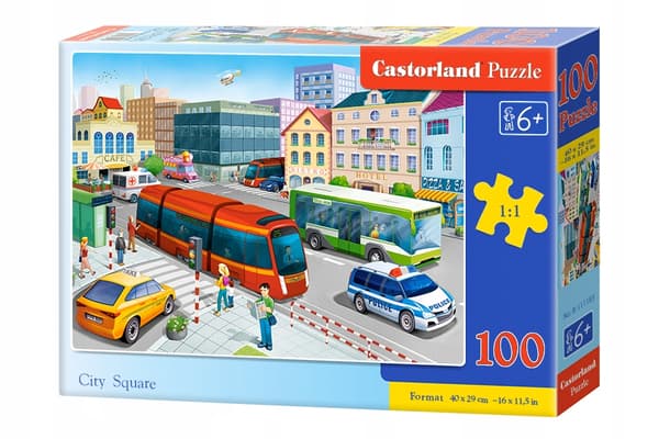 Puzzle 100 B-111183 Kaupungin aukio