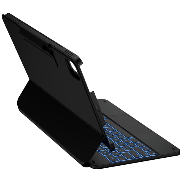 Typecase Edge + näppäimistöllä iPad Air 13" 2024/2025 musta