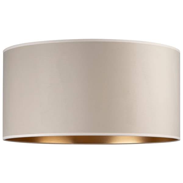 Tornado AL1 lampa, beige-guld sammet