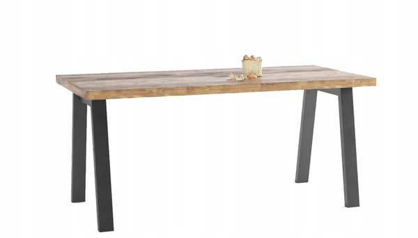 Loft Industrielt Skrivebordsben 2 stk. Sorte Loft 72 cm