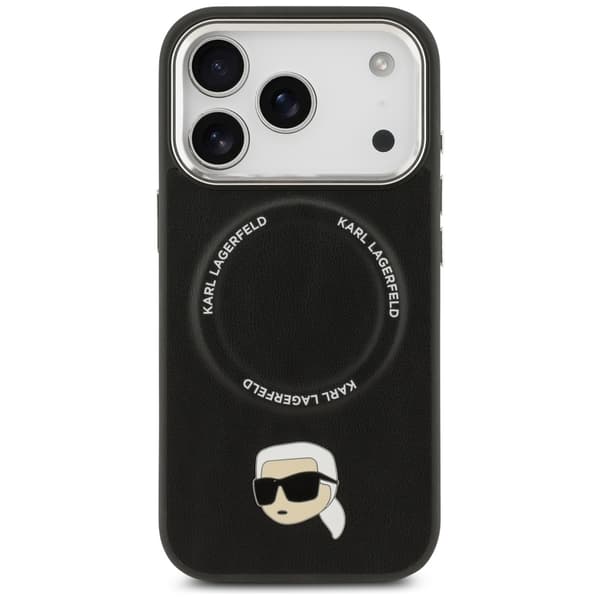 Karl Lagerfeld Karl Pin MagSafe-etui til iPhone 17 Pro Max, sort