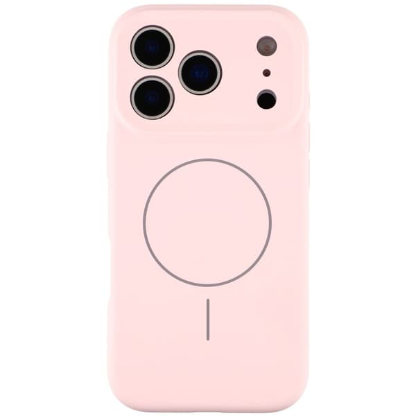 Silikone-etui til iPhone 17 Pro Max - MagSafe-kompatibel, stødsikker, pink