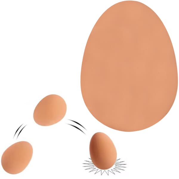 Påskekugle hoppende æg legetøj til børn gave squishy