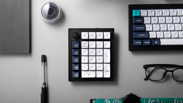 Keychron Q0 Max QMK Brugerdefineret Nummerblok Barebone-Knop / Shell Hvid / Barebone