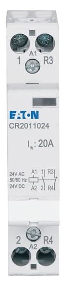 Kontaktor 24V AC/DC 1 NO + 1 NC CR2011024