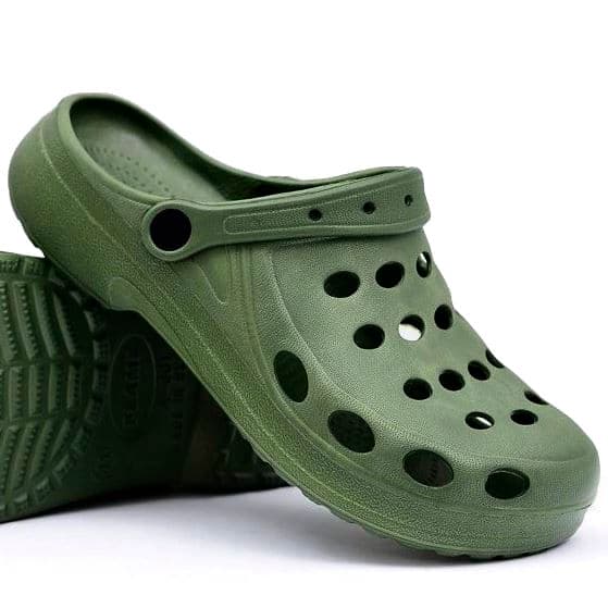 Skum Pool Flip-Flops Kroks Lys Militærgrøn 41