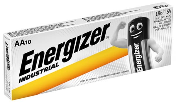 BATTERI (AA) ENERGIZER INDUSTRIAL ENER-AA10, (LR6)