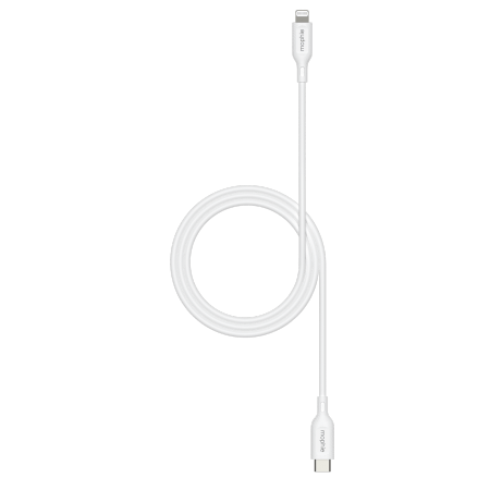 Mophie Essentials - Lightning-kaapeli - USB-C 1m (valkoinen)