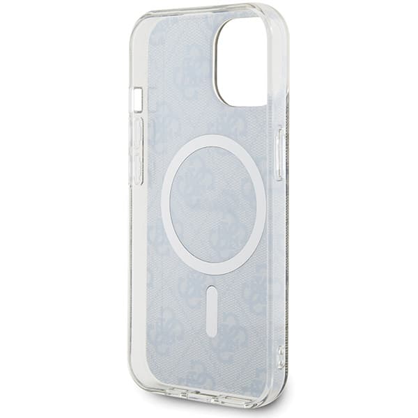 Guess IML 4G MagSafe-etui til iPhone 15, brun