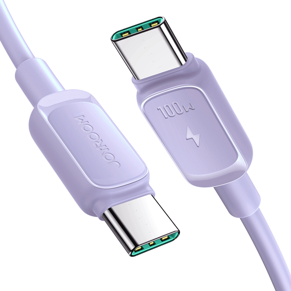 USB-C - USB-C 100W 1,2m violetti kaapeli