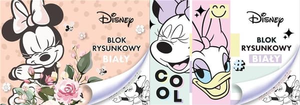 Tegneblok A4/20K hvid Minnie Mouse