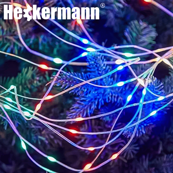 Julelys Juletræ Heckermann CL-G40SL Farverig