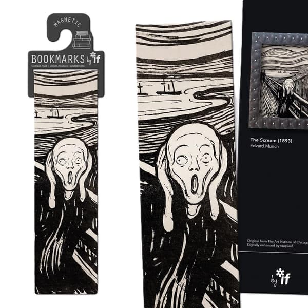 Classics magnetisk bogmærke Scream
