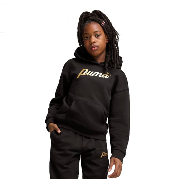 Puma ESS+ Script hættetrøje [682780 01] størrelse 140