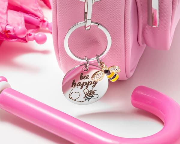 BEE-avaimenperä - Mehiläinen on onnellinen!