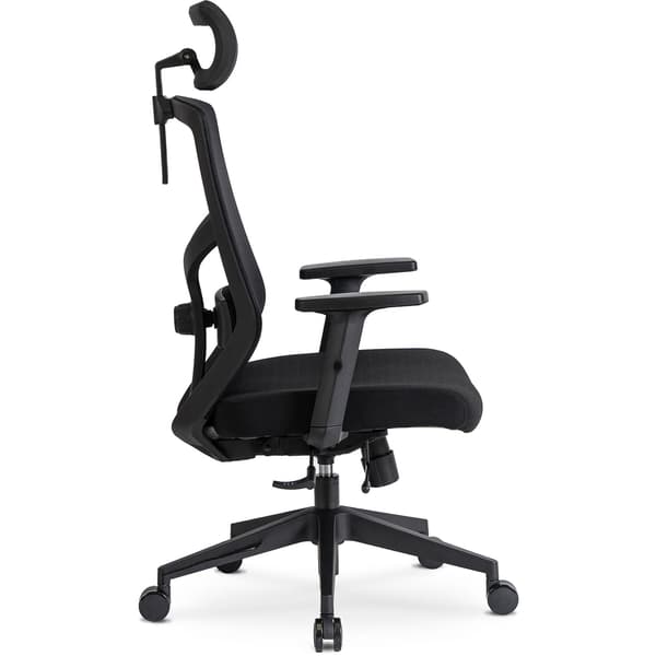 BENTO Sort Moderne Ergonomisk Drejelig Kontorstol