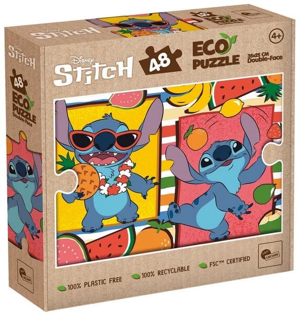 48-stings Eco-puslespil dobbeltsidet