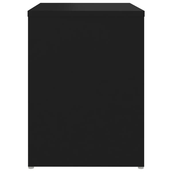 vidaXL sengebord, sort, 40x30x40 cm, træbaseret materiale