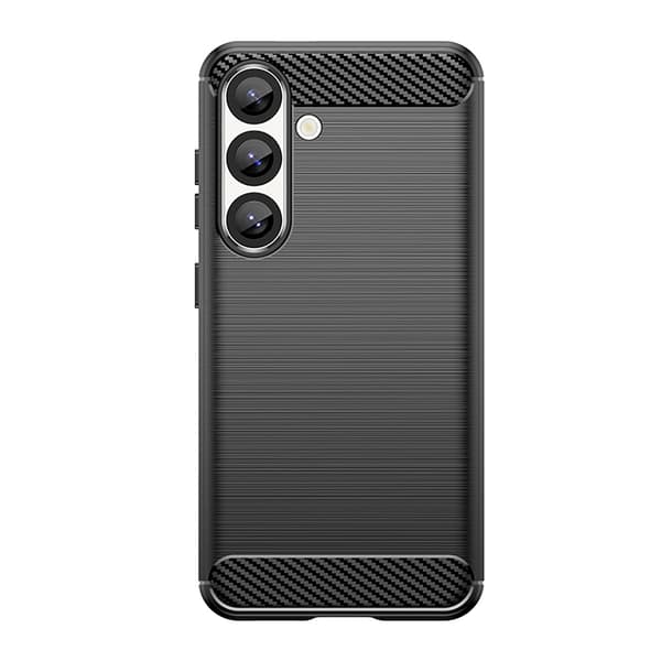 Silikone bagcover til iPhone 16e Carbon Cover - sort