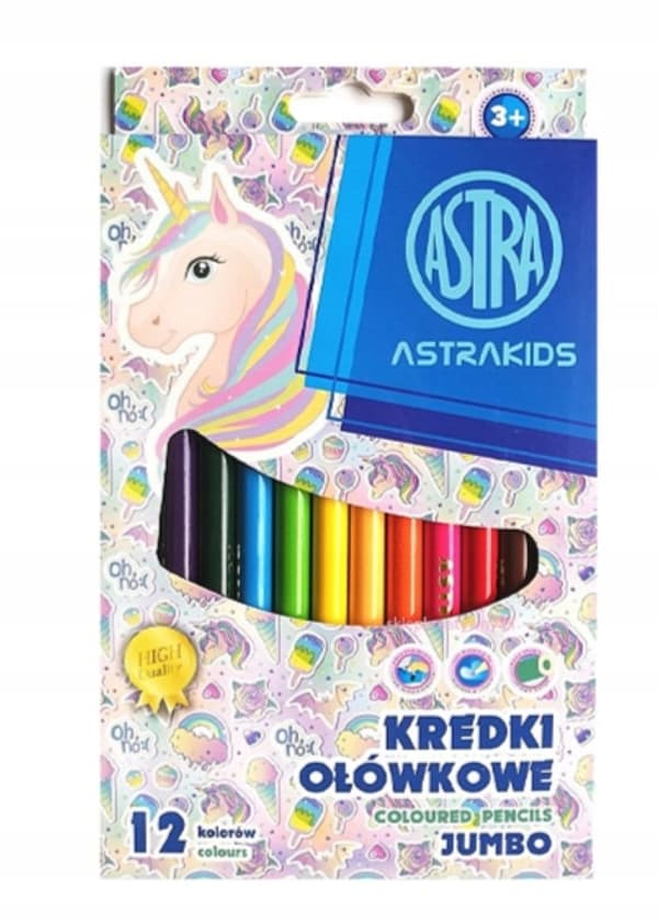 ASTRAKIDS Enhörnings Jumbo Runda Pennor -