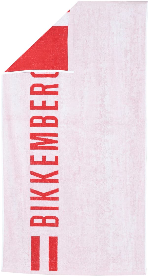 BIKKEMBERGS - STRANDHÅNDKLÆDE - BKK3MTW01 HVID Universal
