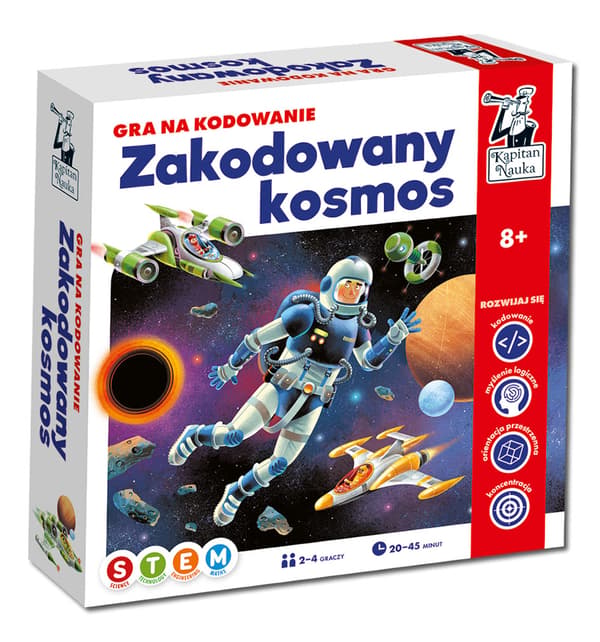 Kodningsspel. Coded Cosmos, släpp 2022. Captain Science. EDGARD