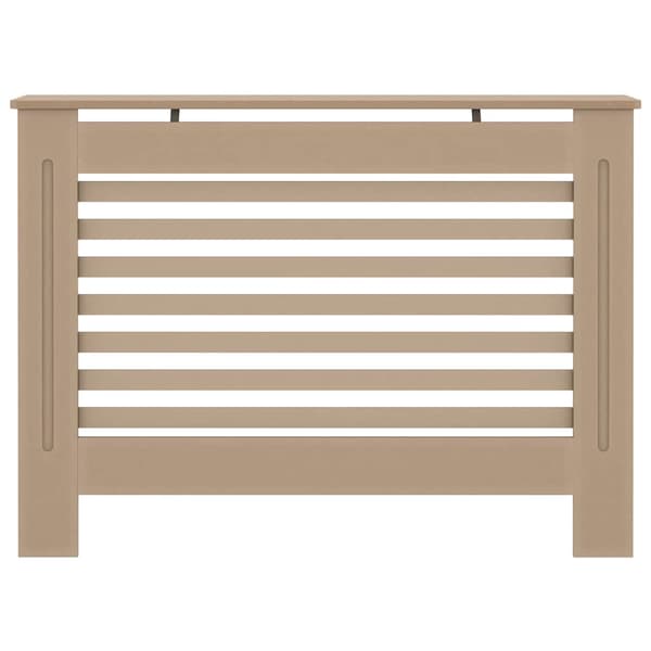 vidaXL Radiatorskydd, 112x19x81 cm, MDF