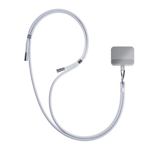 3mk EasyClip telefonrem, snöre, grå med silverdetaljer