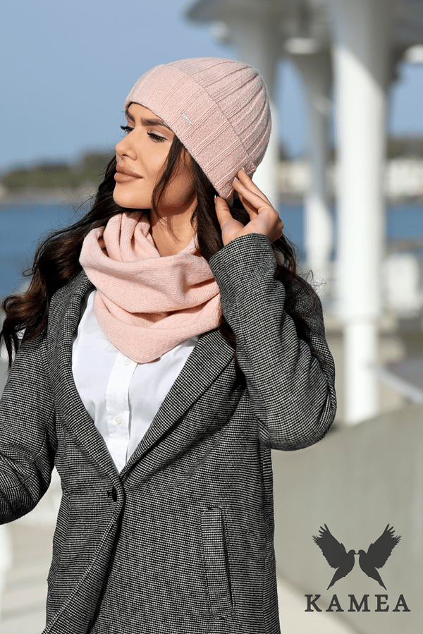 TAHIRA ullmössa för kvinnor, rosa