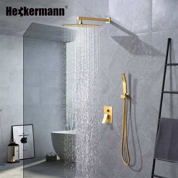 Heckermann MS-25602 Guldfärgad inbyggd duschset