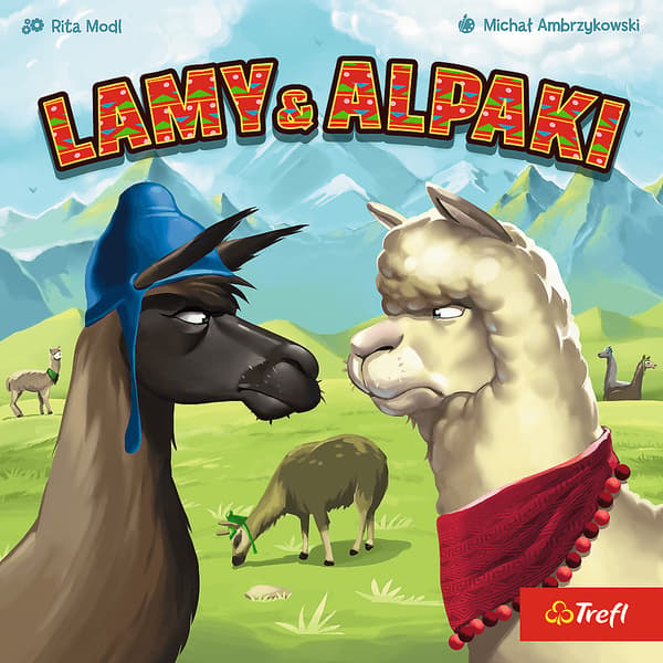 Trefl 02600 Llamas och Alpackor Familjespel