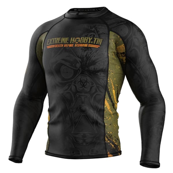 Herre langærmet rashguard DBD 2XL SORT