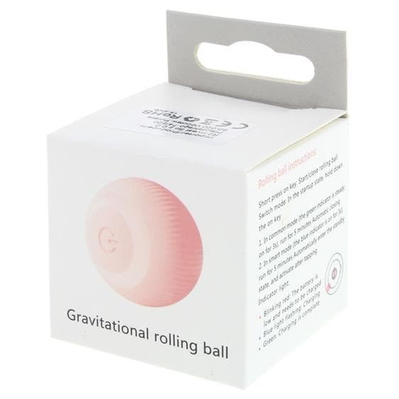 Interaktiv leksak Escape Moving Ball för katt LED-vibration