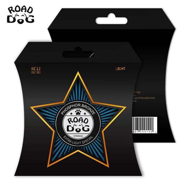 Strängar för akustisk gitarr ROAD DOG KC12
