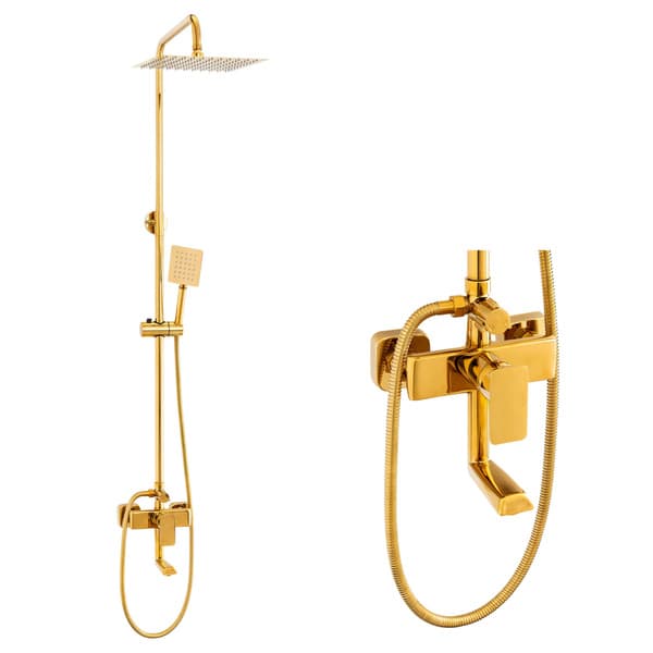 AURORA S-1199G GOLD YTMONTERAD DUSCHSET