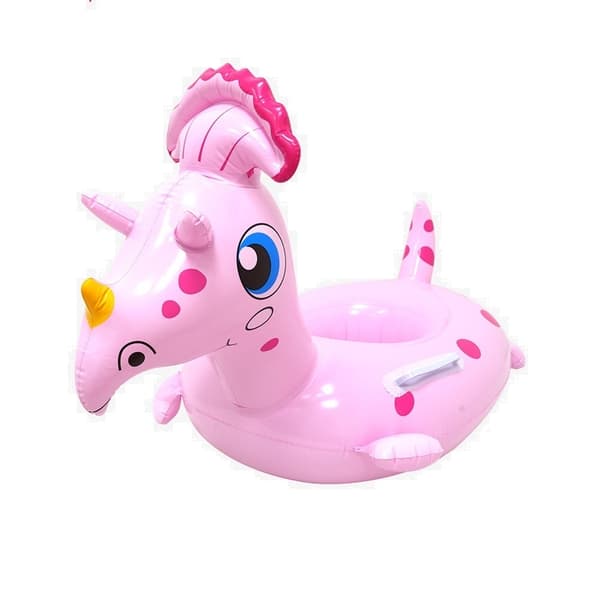 Oppustelig svømmering til børn Dragon 70 cm Pink Ring 70 cm