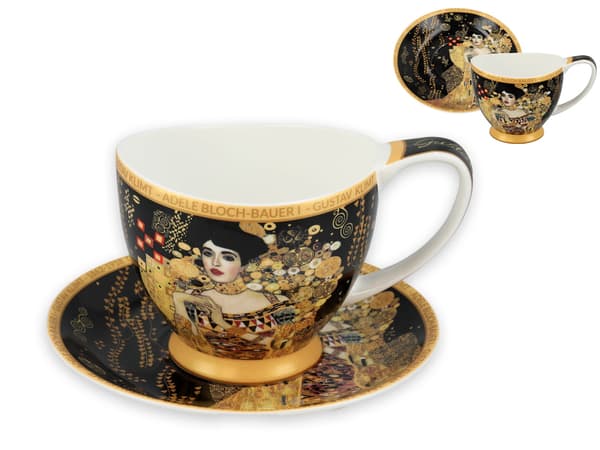 Carmani, kuppi Big Vanessa 340ml - Gustav Klimt/Adele Bloch-Bauer