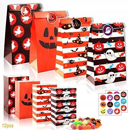 Halloween papir slikposer 20x12 12 stk