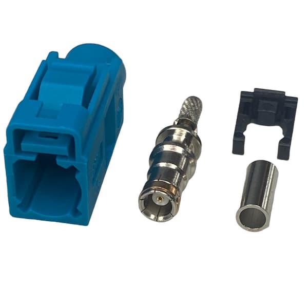 fakra-stik til RG58-kabel, LMR195 kode-Z lige