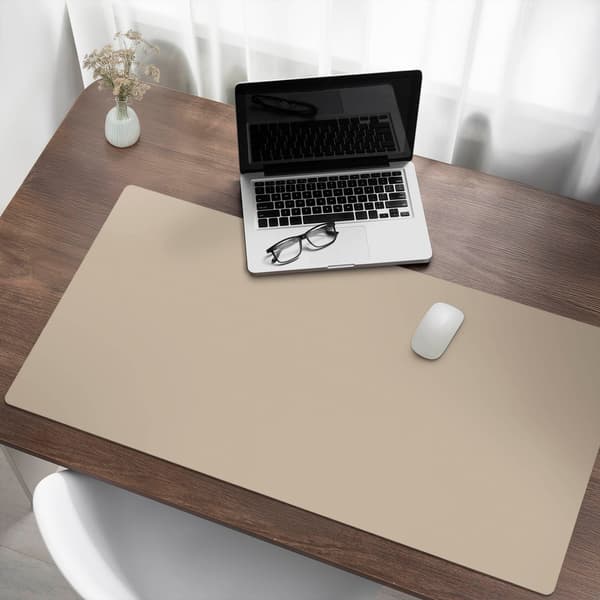 Skyddsdyna i vinyl för arbetsplats beige 120x60 cm