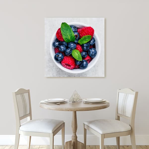 Canvastavla Kök Frukter 60x60 cm