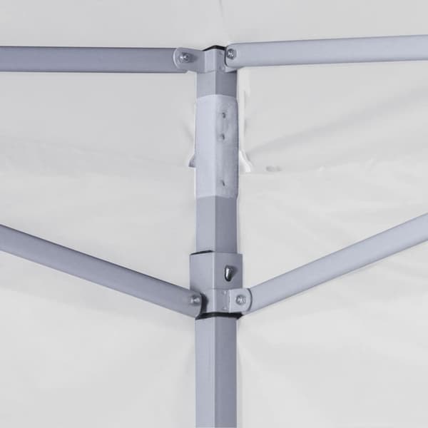vidaXL professionelt foldbart festtelt, 4 sider, 3x3 m, stål