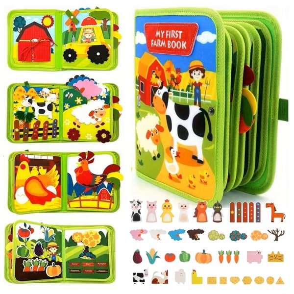 [pacza] Sensorisk tavla Montessori Farm Z3316