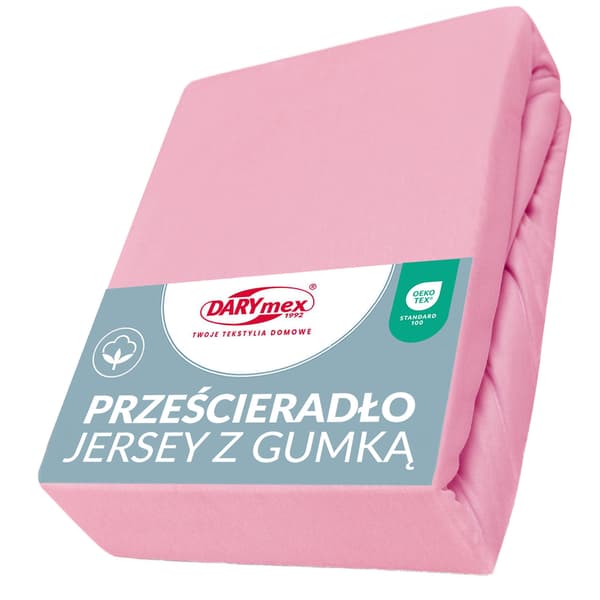 Bomullslakan 60x120 jersey 100% BOMULL ljusrosa