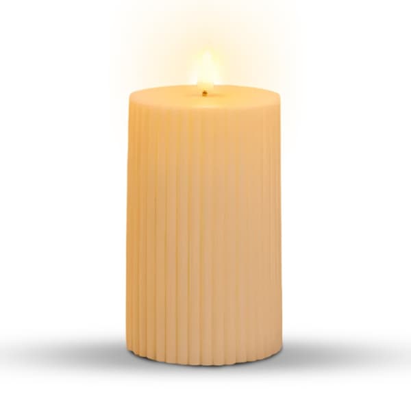 LED-lys, batteridrevne, cremefarvede lys - 12,3 cm